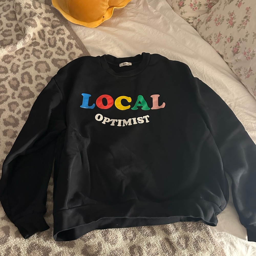 Local Optimist Black Sweatshirt